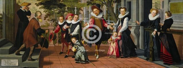 Rich Children, Poor Parents, 1599. Creator: Aert Pietersz..