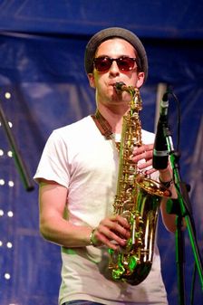 Rich Muscat, Love Supreme Jazz Festival, Glynde Place, East Sussex, 2014. Artist: Brian O'Connor