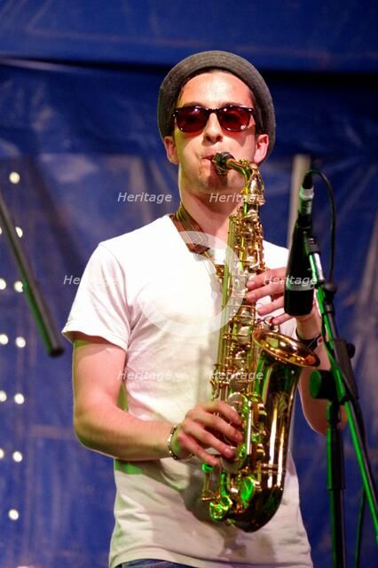 Rich Muscat, Love Supreme Jazz Festival, Glynde Place, East Sussex, 2014.  Artist: Brian O'Connor.