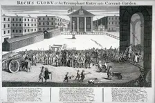 Rich's Glory or his Triumphant Entry into Covent-Garden 1732. Artist: Anon