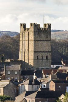 Richmond Castle, North Yorkshire, c2016. Artist: Steven Baker