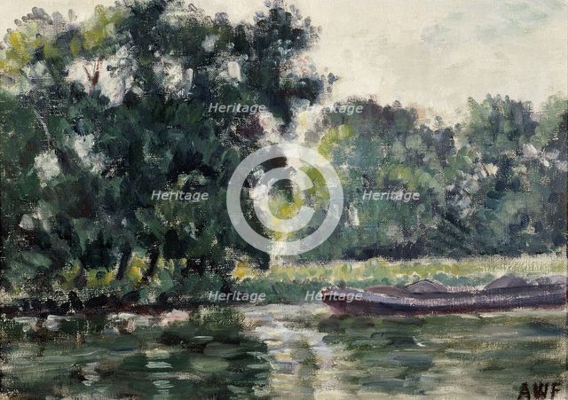 Richmond, a River Landscape, 1924. Creator: Alfred William Finch.