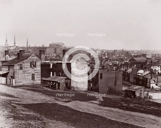 Richmond after the Evacuation, 1865. Creator: Alexander Gardner.