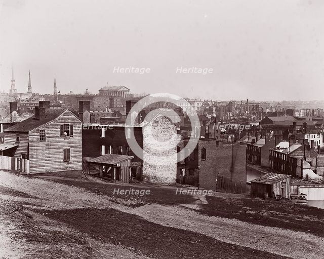 Richmond after the Evacuation, 1865. Creator: Alexander Gardner.