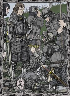 Richmond at Bosworth, 1902. Artist: Patten Wilson