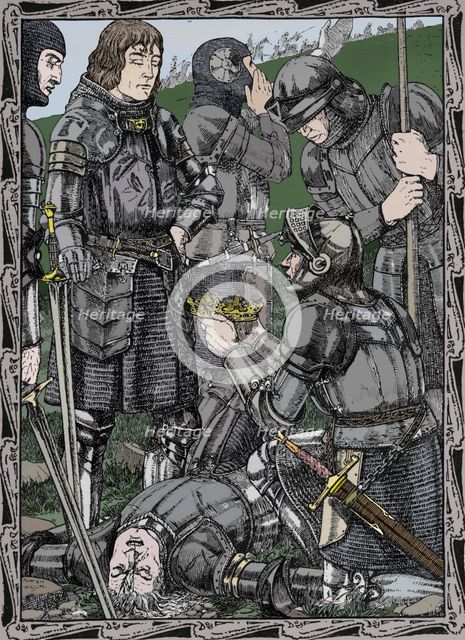 Richmond at Bosworth, 1902. Artist: Patten Wilson.