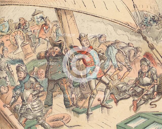 'Richmond at Sea', c1884. Artist: Thomas Strong Seccombe.