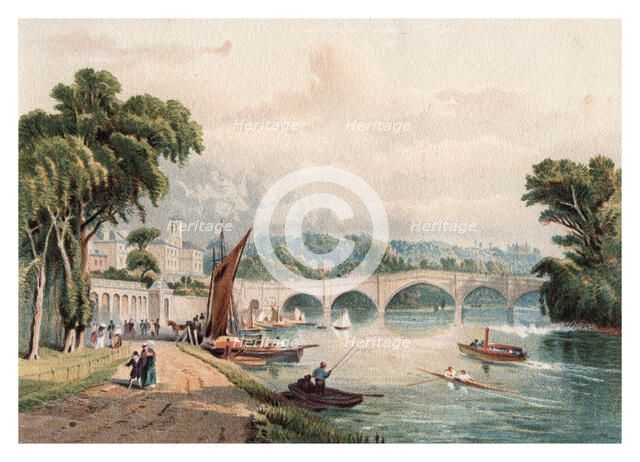 'Richmond Bridge', 1880. Artist: Unknown