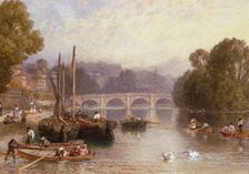 Richmond Bridge 19th century Creator: Birket Foster