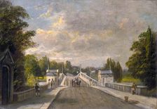 Richmond Bridge late 19th century. Artist: James Isaiah Lewis