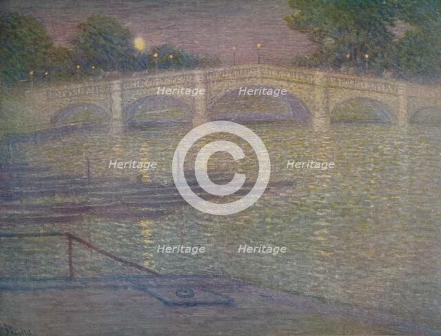 'Richmond Bridge, Surrey', 1932, (c1932). Artist: Frederick Francis Foottet.