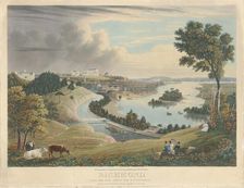 Richmond: From the Hill above the Waterworks, published 1834. Creator: William James Bennett