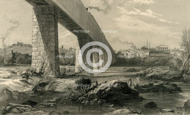 'Richmond from the James', 1872.  Creator: Robert Hinshelwood.