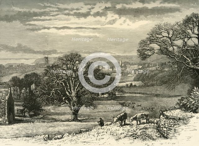 'Richmond, from Easby', 1898. Creator: Unknown.