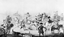 Richmond Hill 1782.Artist: W Dickinson