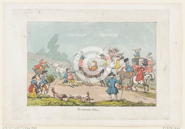 Richmond Hill, 1811., 1811. Creator: Thomas Rowlandson.