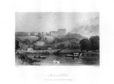 Richmond Hill, Richmond, 19th century.Artist: Edward Radclyffe