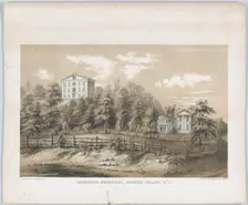 Richmond Seminary, Staten Island, N.Y., 1847-48. Creator: Frances Flora Bond Palmer