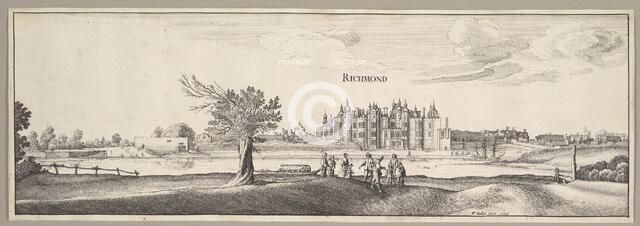 Richmond Palace, 1638. Creator: Wenceslaus Hollar.