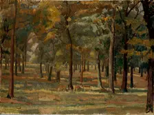 Richmond Park, 1914. Artist: Spencer Gore