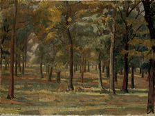 Richmond Park, 1914. Artist: Spencer Gore