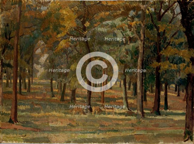 Richmond Park, 1914. Artist: Spencer Gore.
