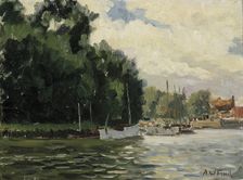 Richmond, Thames, 1924. Creator: Alfred William Finch