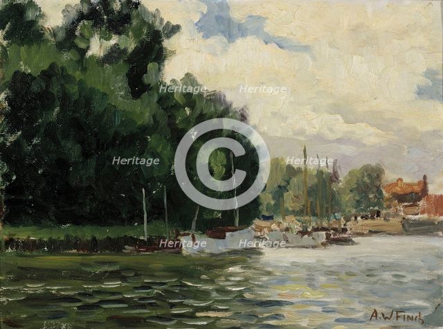 Richmond, Thames, 1924. Creator: Alfred William Finch.