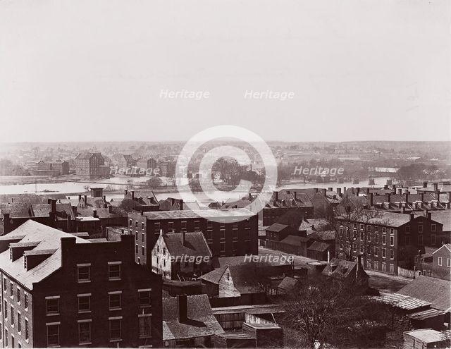 Richmond, Virginia. Looking toward Manchester, ca. 1865. Creator: Alexander Gardner.