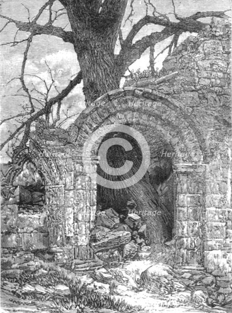 ''Richmond, Yorkshire and the Surrounding Neighbourhood; An old Norman Arch at Easby Abbey', 1890. Creator: Unknown.