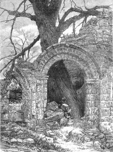 'Richmond, Yorkshire and the Surrounding Neighbourhood; An old Norman Arch at Easby Abbey 1890. Creator: Unknown
