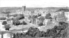 'Richmond, Yorkshire and the Surrounding Neighbourhood; From the High Terrace 1890. Creator: Unknown