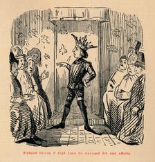 Richard thinks it high time he managed his own affairs c1860, (c1860). Artist: John Leech