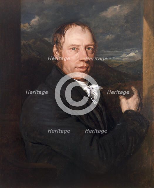 Richard Trevithick, English engineer and inventor, 1816. Creator: John Linnell the Elder.