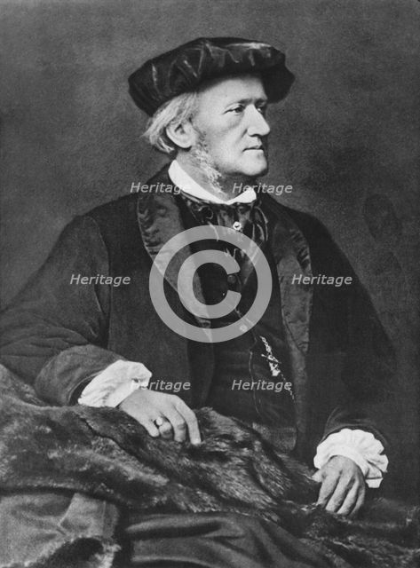 'Richard Wagner', 1870, (1939). Artist: Franz Seraph Hanfstaengl.
