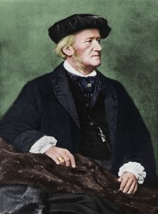 Richard Wagner 1870, (1939). Artist: Franz Seraph Hanfstaengl