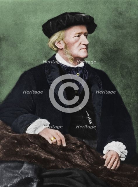 'Richard Wagner', 1870, (1939). Artist: Franz Seraph Hanfstaengl.