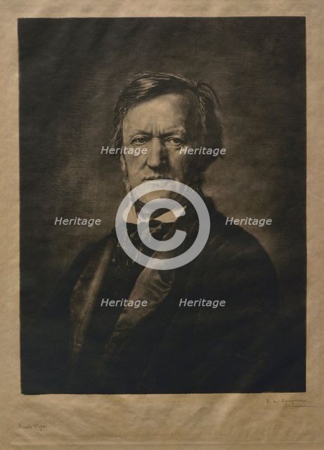 Richard Wagner, (1813-1883), German composer, 1882.  Creator: Rogelio de Egusquiza Barrena.