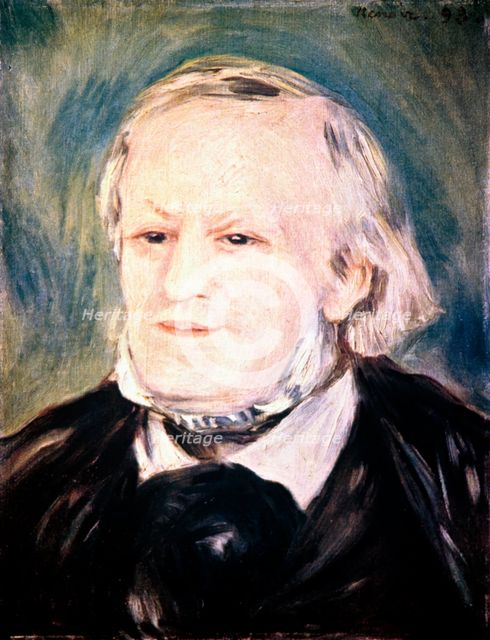 Richard Wagner (1813-1883), German composer, conductor, and essayist, 1882. Artist: Pierre-Auguste Renoir