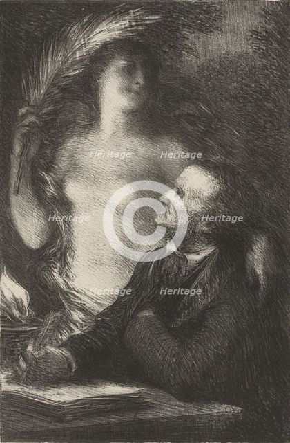 Richard Wagner and his Muse, 1886.