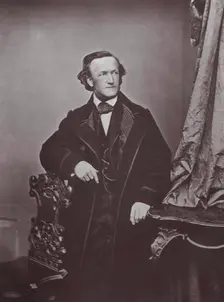 Richard Wagner, German composer, 1860s. Creator: Franz Seraph Hanfstaengl