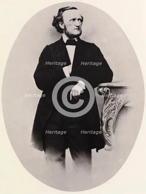 Richard Wagner, German composer, 1864. Artist: Joseph Albert