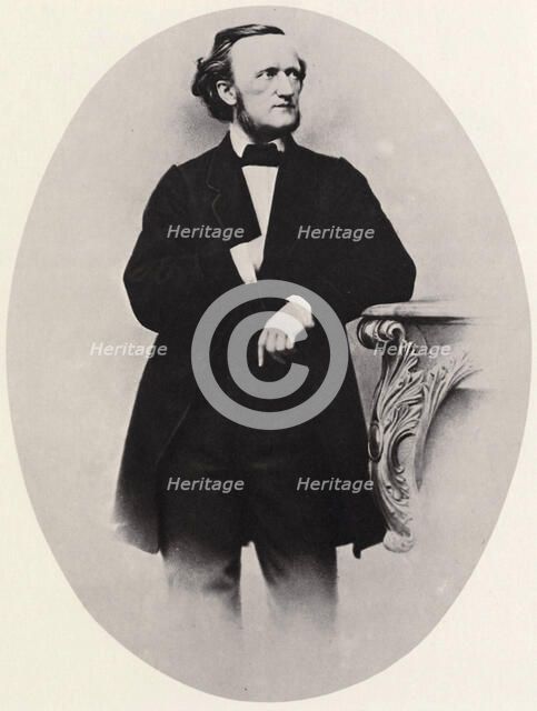 Richard Wagner, German composer, 1864. Artist: Joseph Albert