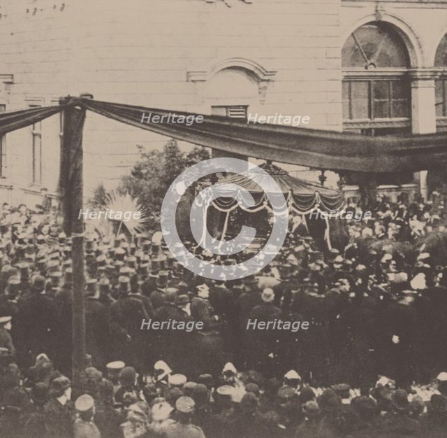 Richard Wagner's funeral procession in Bayreuth, 1883, 1883.