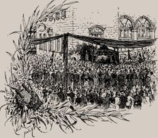 Richard Wagner's funeral procession in Bayreuth, 1883, 1892