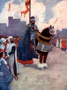 Richard went away to Palestine 1190, (1905).Artist: A S Forrest