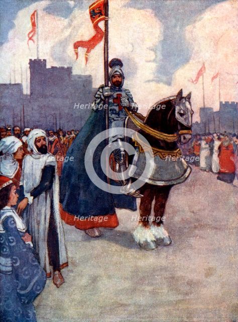 'Richard went away to Palestine', 1190, (1905).Artist: A S Forrest
