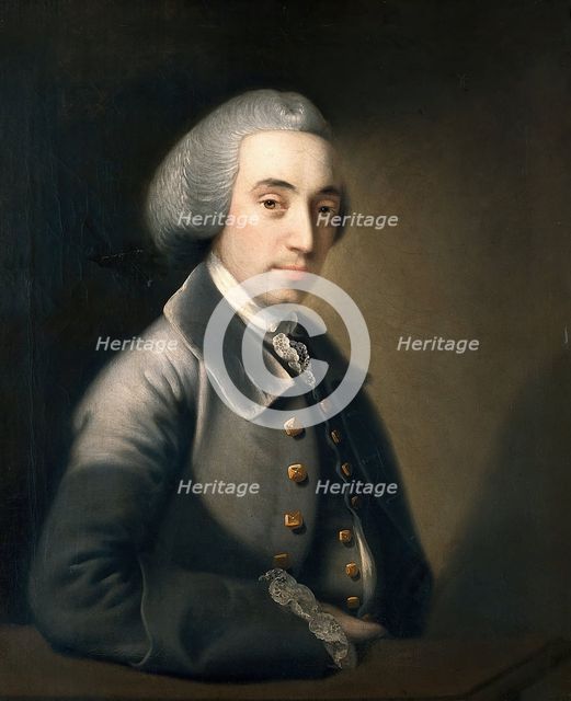 Richard Wright (1730-1814), surgeon of Derby, c1760. Creator: Joseph Wright of Derby.