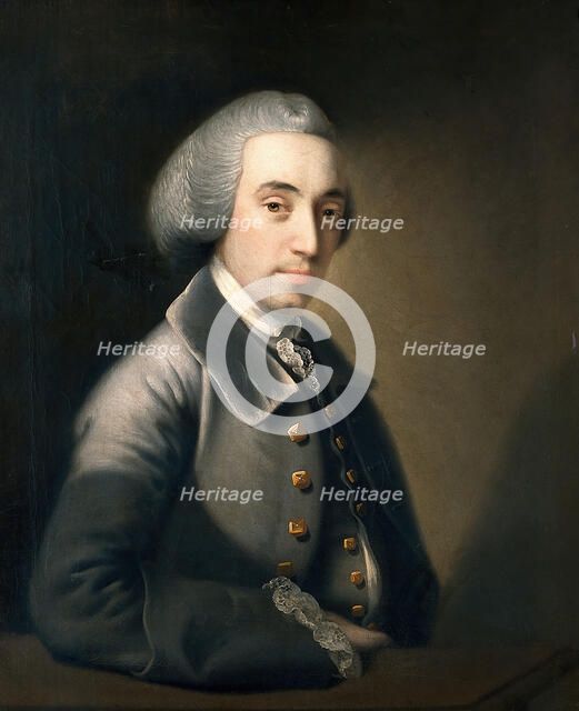 Richard Wright (1730-1814), surgeon of Derby, c1760. Creator: Joseph Wright of Derby.