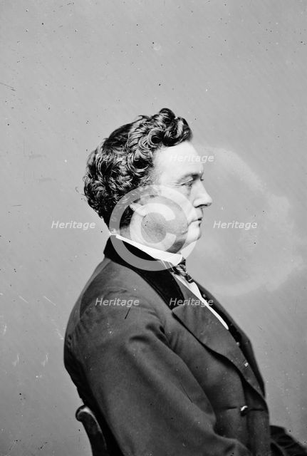 Richard Yates of Illinois, between 1855 and 1865. Creator: Unknown.